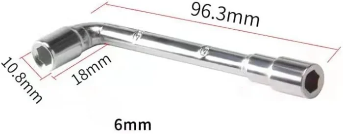 Hexagonal L Wrench 6mm