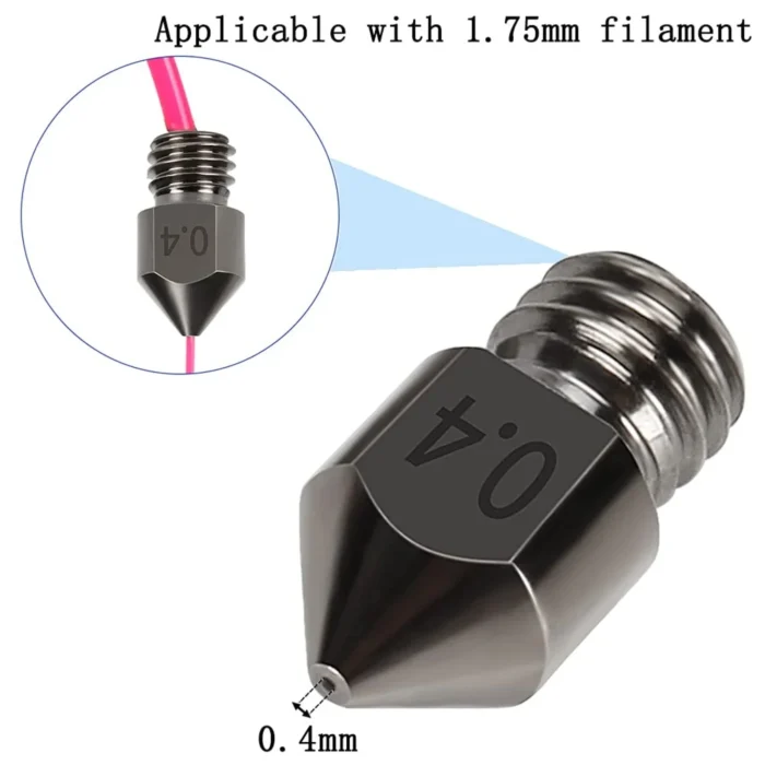 MK8 Hardened steel Nozzle - Image 2