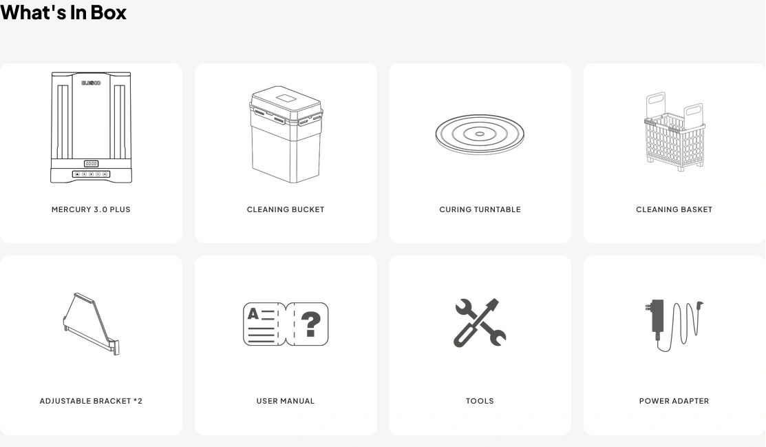 ELEGOO Mercury Plus V3.0 Wash and Cure