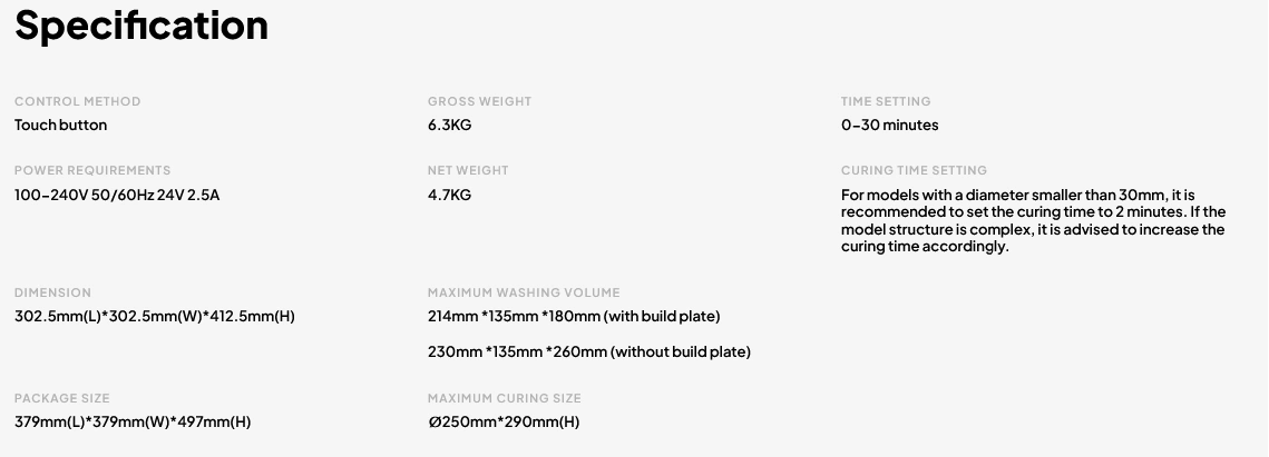 ELEGOO Mercury Plus V3.0 Wash and Cure