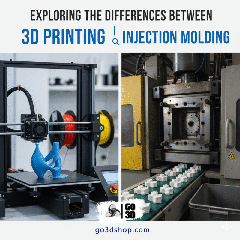 Exploring the Differences Between 3D Printing and Injection Molding