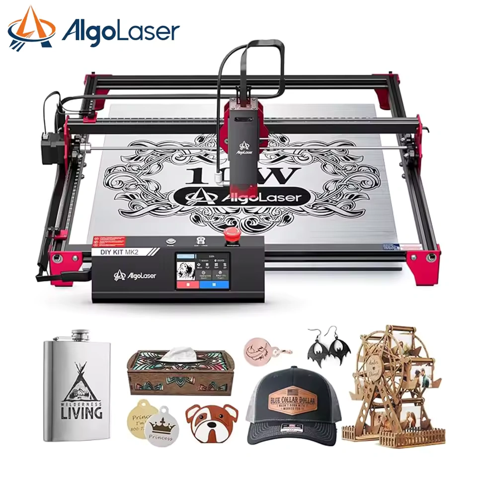 AlgoLaser DIY KIT MK2 10W Laser Engraving Cutting Machine (1) AlgoLaser DIY KIT MK2 10W Laser Engraving Cutting Machine