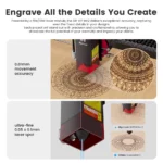 AlgoLaser DIY KIT MK2 10W Laser Engraving Cutting Machine