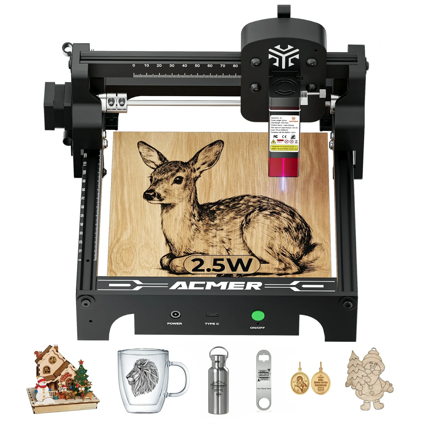 ACMER S1 Portable Laser Engraver Mini Machine
